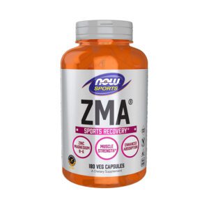 NOW Sports ZMA Zinc Magnesium and Vitamin B6 recovery supplement