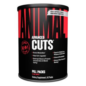 Universal Nutrition Animal Cuts | 42 Pack | Thermogenic Fat Burner & Water Shedding