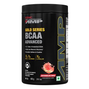 GNC AMP Gold Series BCAA Advanced – 7g BCAA, 1g L-Glutamine & L-Citrulline