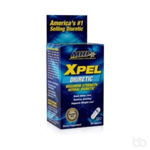 MHP Xpel Diuretic - Maximum Strength Herbal Formula | 80 Capsules