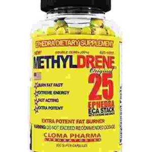 Cloma Pharma Methyldrene 100 Capsules | Fat Burner & Energy Booster