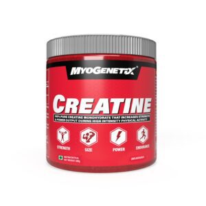 Myogenetix 100% Pure Creatine Monohydrate To Build Real, Rock-Solid Strength And Muscle Fast ! | 100 Servings