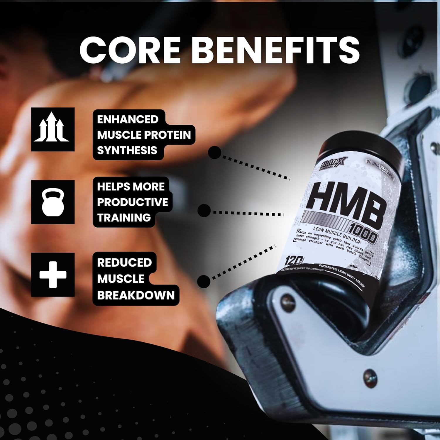 Nutrex Research HMB 1000 | Muscle Growth & Recovery Capsules