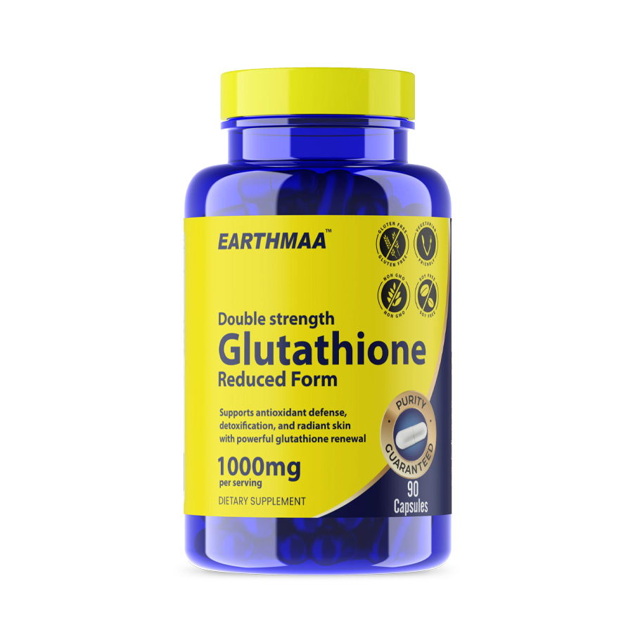 Earthmaa Double Strength Glutathione Reduced 1000 MG | Muscle Fuel