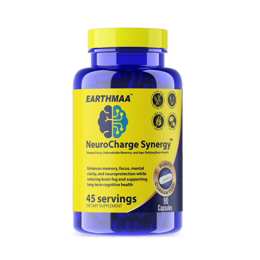 Neurocharge Earthmaa NeuroCharge Synergy | Cognitive Focus & Mental Clarity