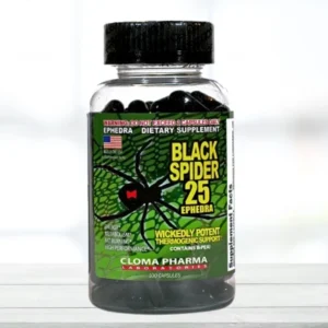 Cloma Pharma Black Spider Fat Burner 100 Capsules Bottle