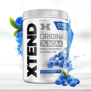 Xtend Original BCAA Powde, Blue Raspberry Ice,7G Bcaas, 0G Carbs,Sugar &
