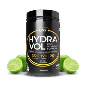 QNT Hydravol Pre-Workout Supplement | 400g | citron| Instant Energy & Quick Muscle Pump | Beta-Alanine & Caffeine For Enhanced Focus & Muscle Strength (Copy)