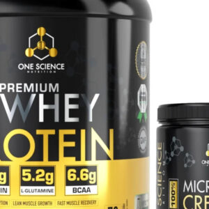 One Science Nutrition (OSN) 100% Premium Whey Protein (5lbs) + Free Creatine (150gm) Combo