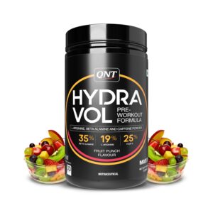 QNT Hydravol Pre-Workout Supplement | 400g | Fruit Punch | Instant Energy & Quick Muscle Pump | Beta-Alanine & Caffeine For Enhanced Focus & Muscle Strength