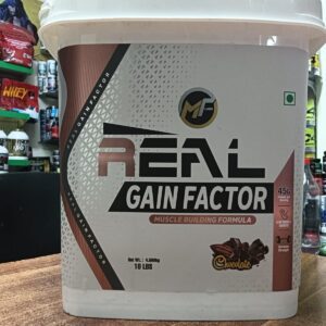 mf labs real mass gainer  | High Calorie Weight Gain Supplement with Protein & Carbohydrates | Supports Muscle Building & Daily Energy | for Men & Women | 4.5kg | 10Lbs