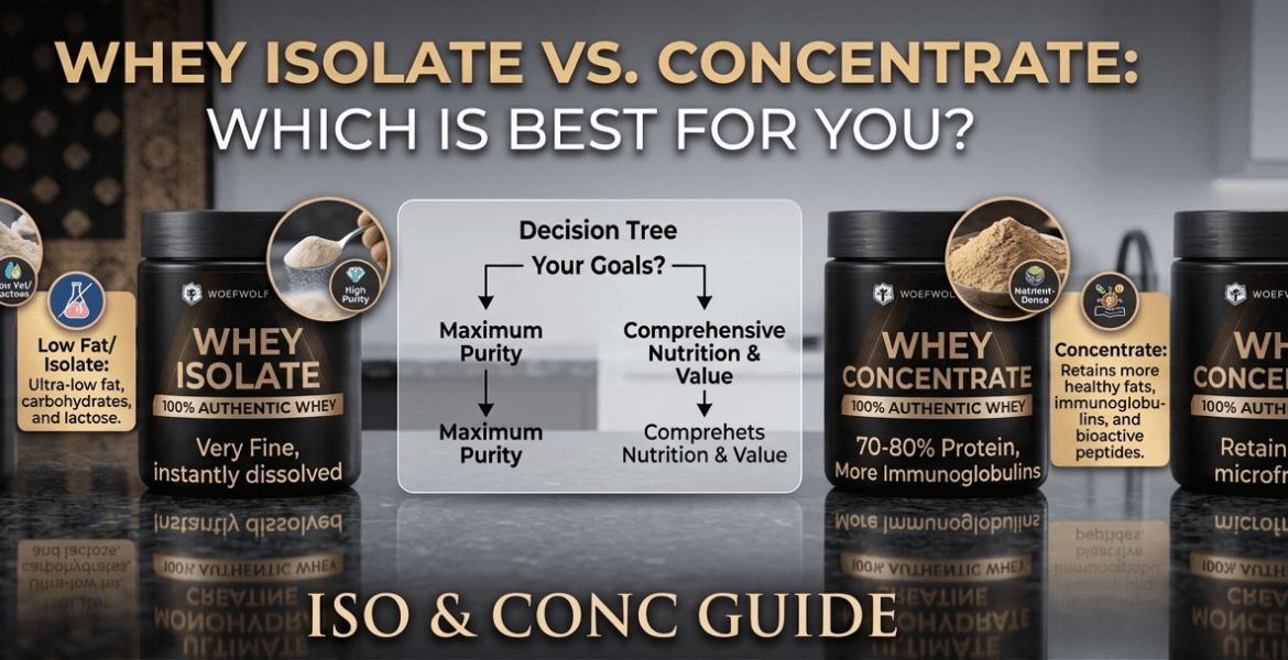 Whey Protein Isolate vs Concentrate