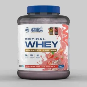 Applied Nutrition Critical Whey Protein Powder 2kg Strawberry Milkshake Tub
