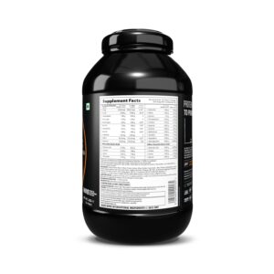 QNT Prime Whey 2 kg protein powder tub in Irish Chocolate flavor showing 25g protein per serving label
