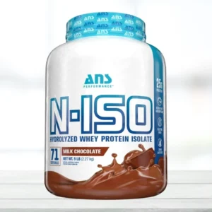 ANS Performance N-ISO Hydrolyzed Whey Protein Isolate 5LB Milk Chocolate Jar