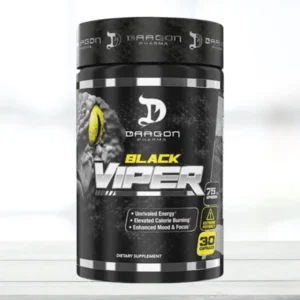 Dragon Pharma Black Viper 30 Capsules Fat Burner Bottle