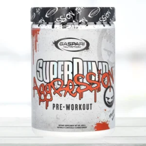 Gaspari SuperPump Aggression Pre Workout Fruit Punch 30 Servings front view