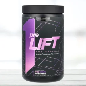 Rule One preLIFT Pre-Workout Powder Acai Berry 435g front view
