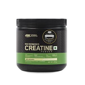 Optimum Nutrition Micronized Creatine Monohydrate 250g Unflavored Front View