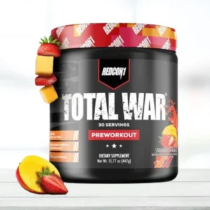 Redcon1 Total War Pre Workout Powder Rainbow Candy 30 Servings front view